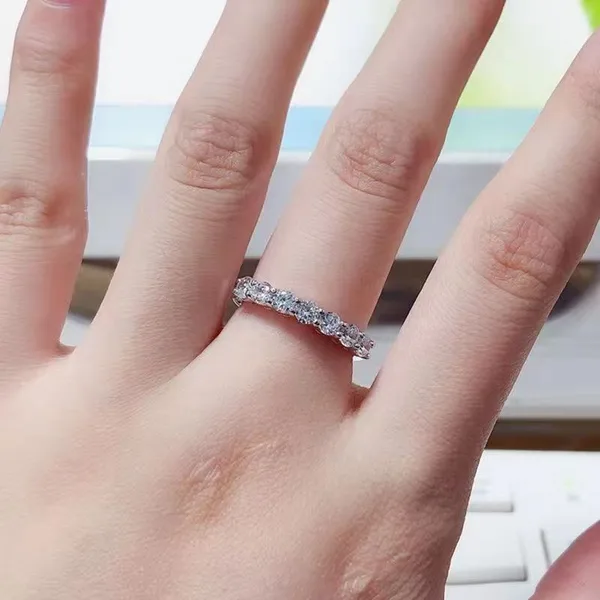 Tiffany  Co. Forever Seven-Stone-Effect Band Ring Silver-Tone product view 2
