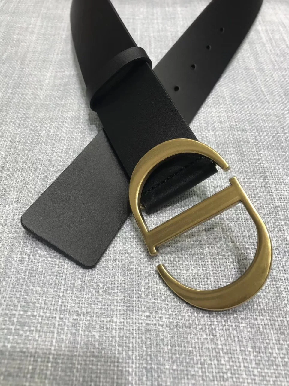 Dior 30 Montaigne 35MM Belt In Black Smooth Calfskin product view 5
