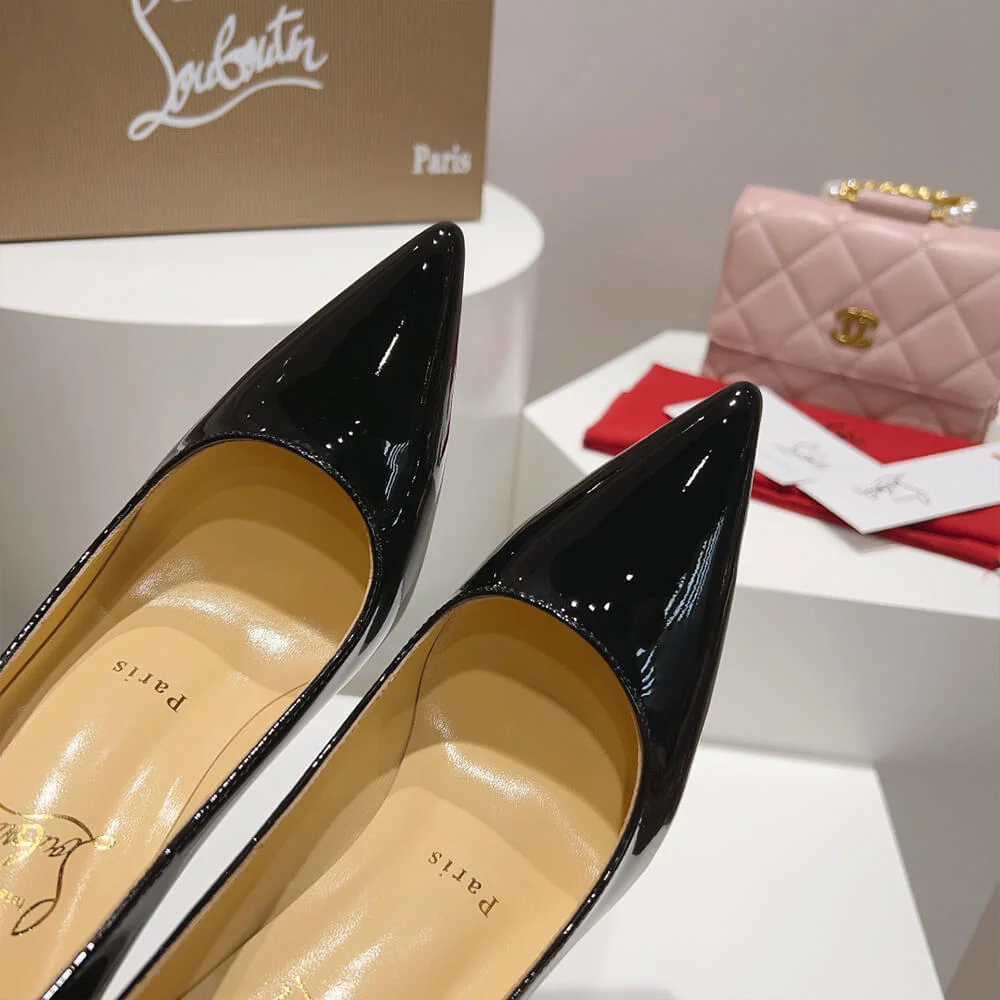 Christian Louboutin Kate Patent Pumps Black - 85 or 100 mm product view 6